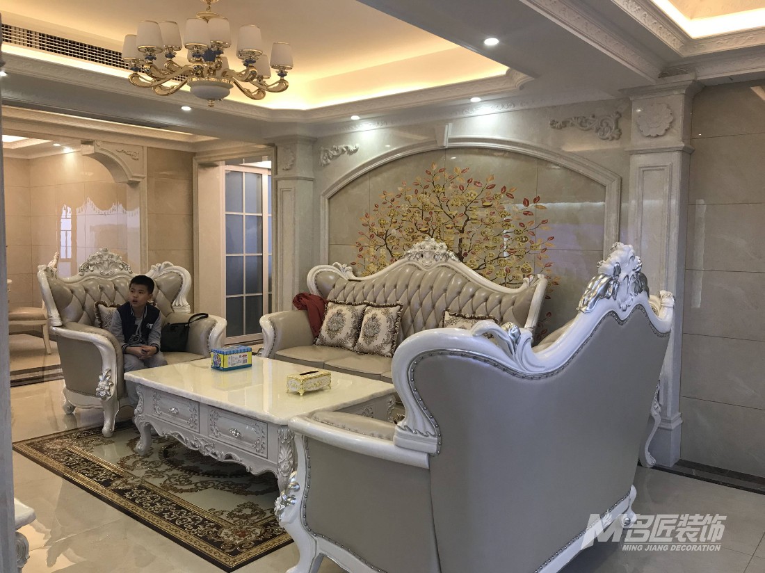 天水湖140平米歐式風格實景案例