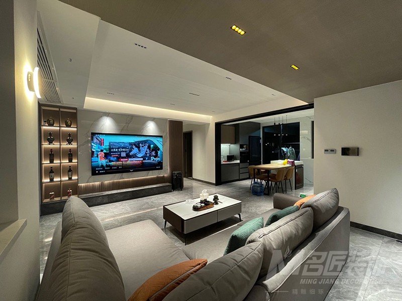 【天奕國際】120㎡三居室現代輕奢風格